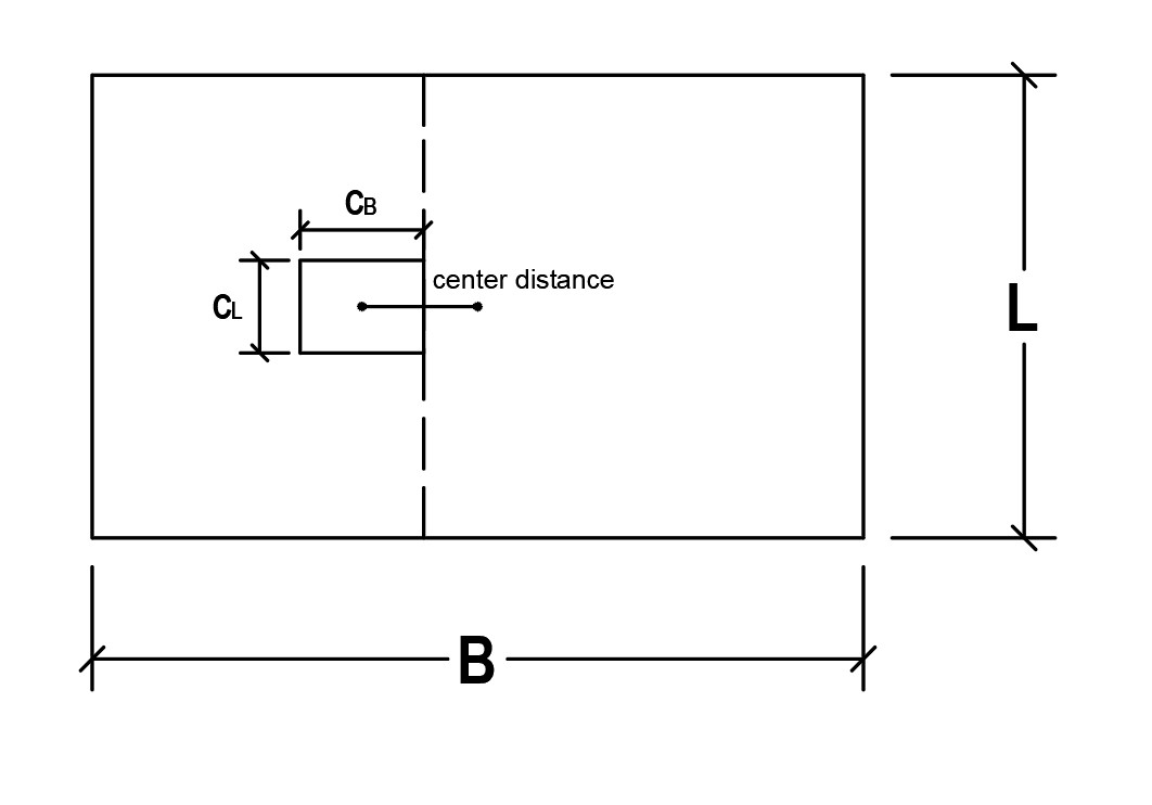 Foundation design diagram